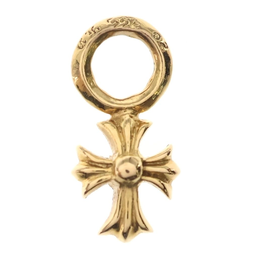 CHROME HEARTS (クロムハーツ) 22K STACK CH CROSS CHクロス スタック チャーム ゴールド