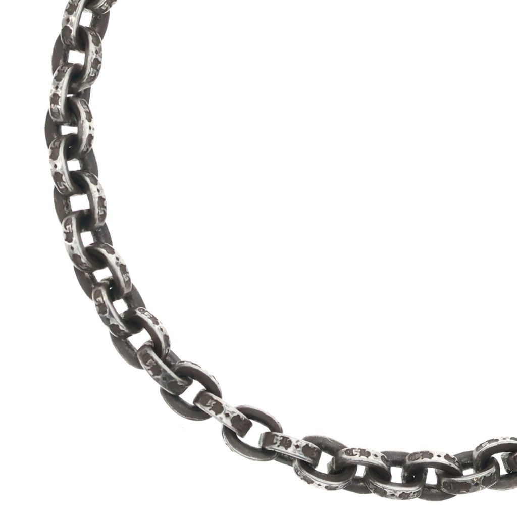 CHROME HEARTS (クロムハーツ) OLD PAPER CHAIN 18 ペーパーチェーンネックレス 18inch シルバー