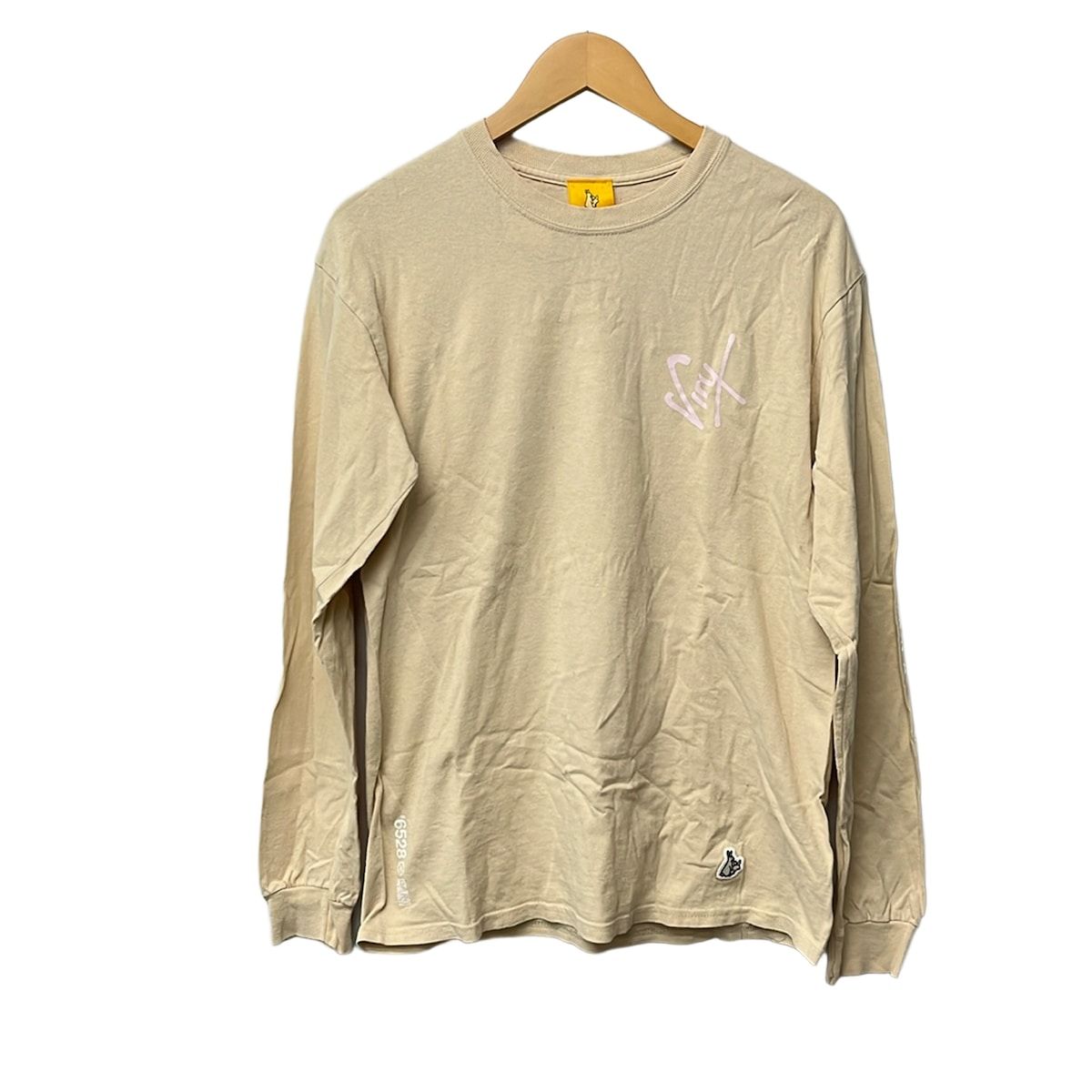 FR2(エフアールツー) 長袖Tシャツ サイズS レディース美品 - ベージュ クルーネック