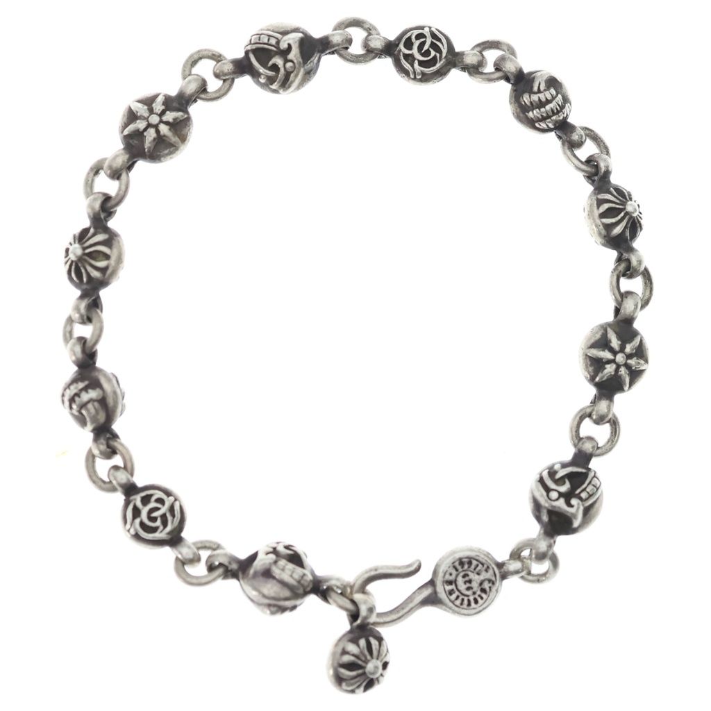 CHROME HEARTS (クロムハーツ) NO1 MULTI BALL #1マルチボールブレスレット シルバー BCA175