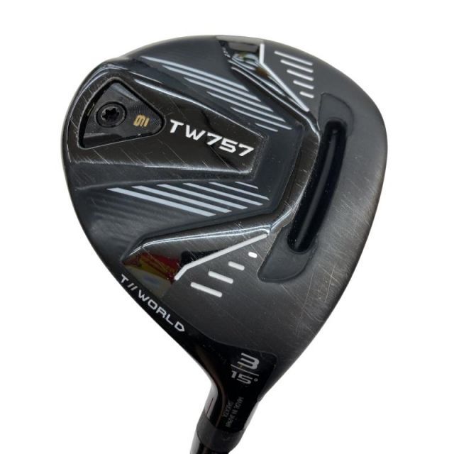 【中古】 本間ゴルフ TOUR WORLD TW757 3W フェアウェイウッド FW VIZARD for TW757(FW) (フレックスS) メンズ 男性用 右利き 右用 Cランク ゴルフクラブ