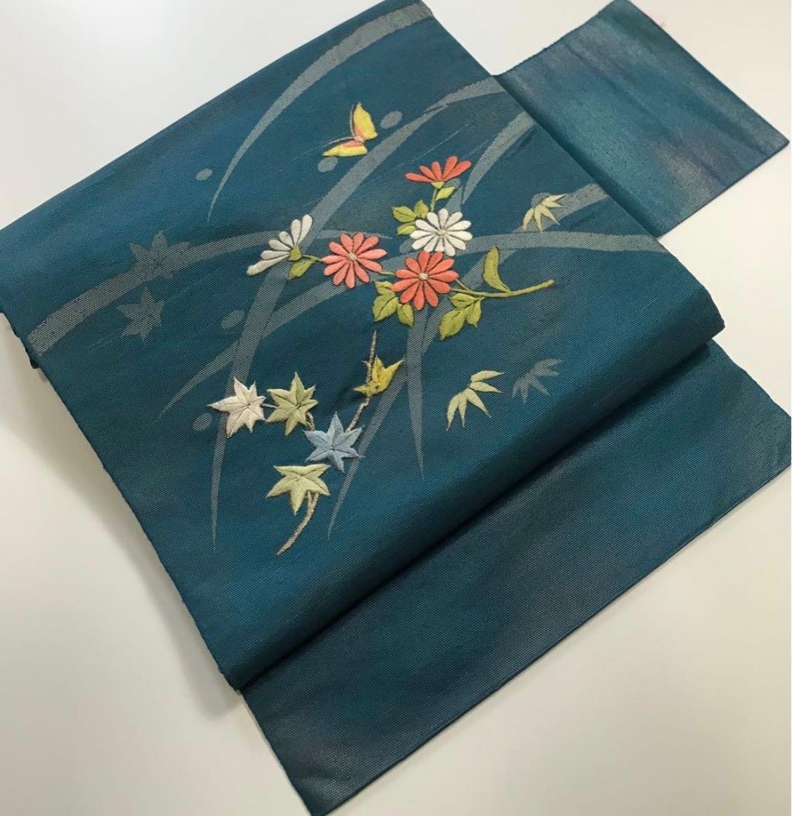 ◆おふく◆刺繍夏名古屋帯