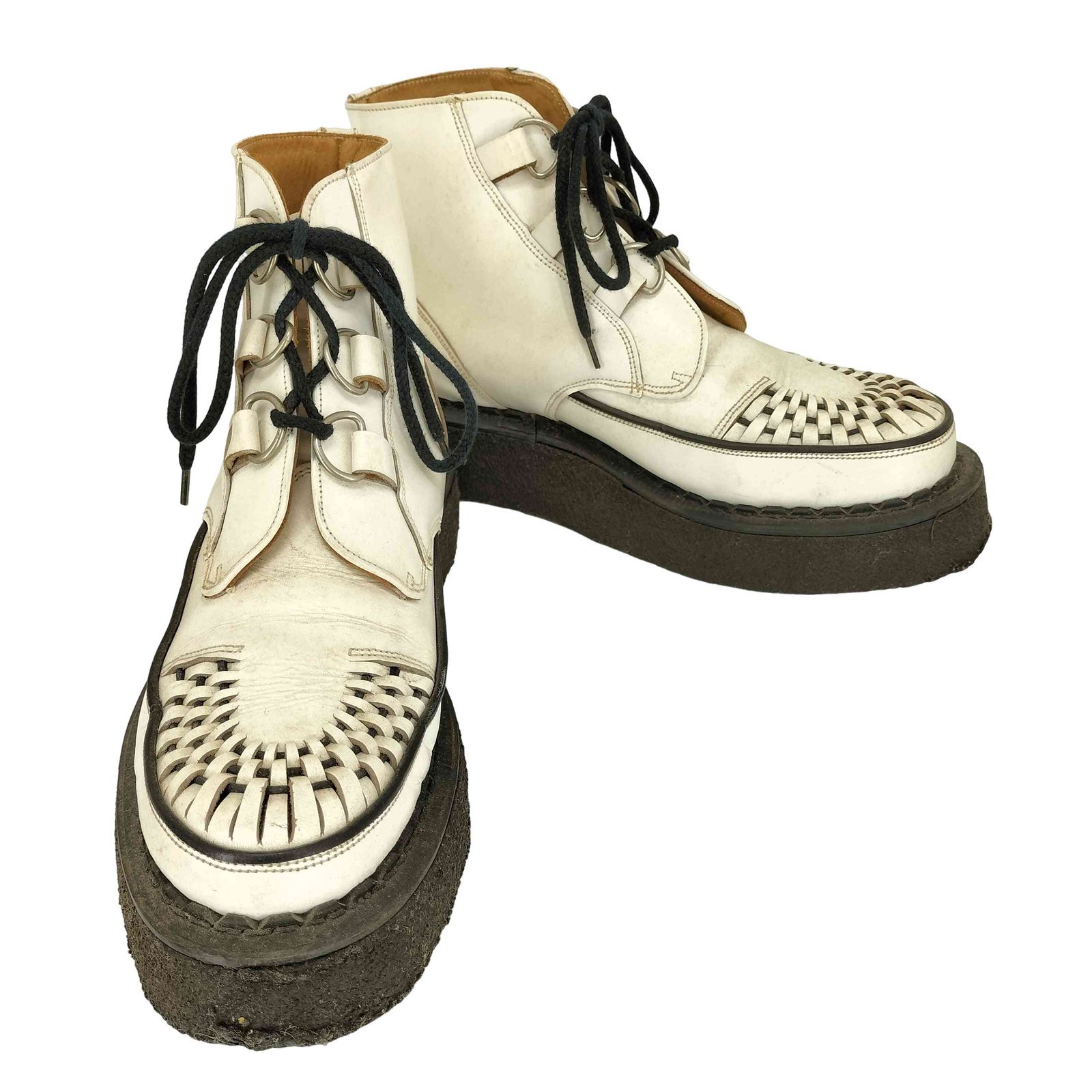 ジョージコックス GEORGE COX VI Sole CHUKKA Whtie Leather メンズ UK