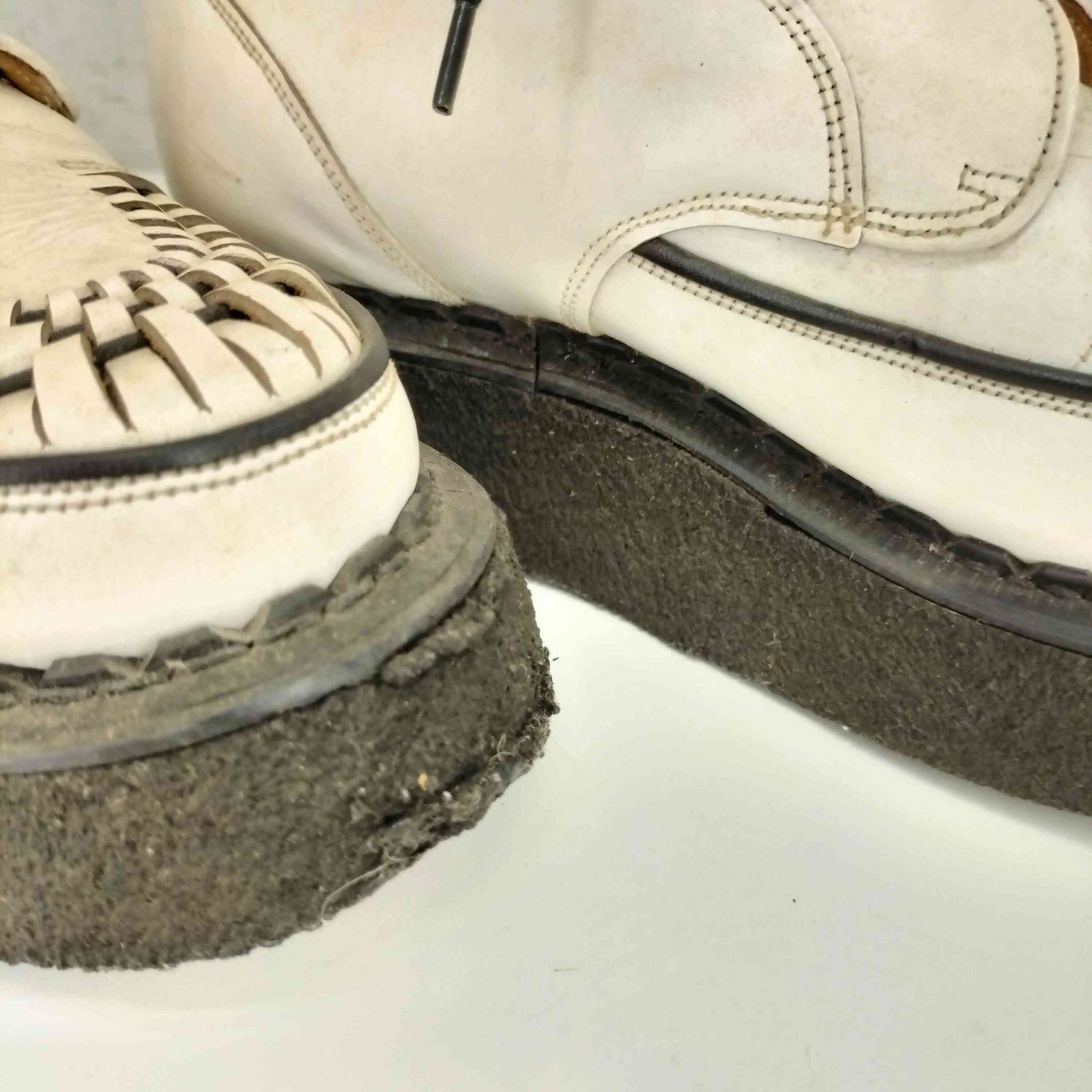 ジョージコックス GEORGE COX VI Sole CHUKKA Whtie Leather メンズ UK