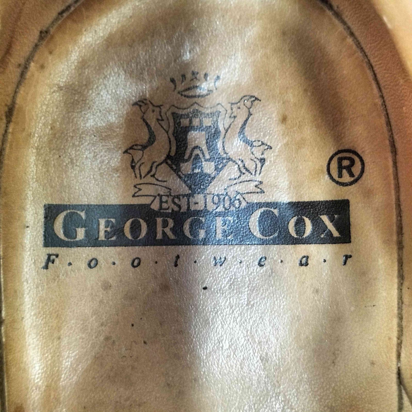 ジョージコックス GEORGE COX VI Sole CHUKKA Whtie Leather メンズ UK