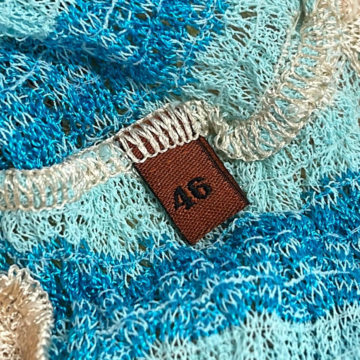 MISSONI(ミッソーニ) 半袖セーター サイズ46 L レディース美品