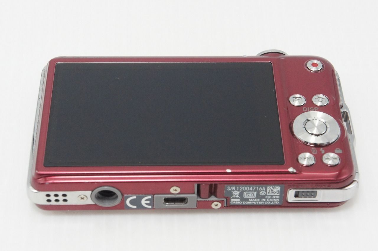 良品 CASIO カシオ EXILIM EX-S10 コンパクトデジタルカメラ レッド