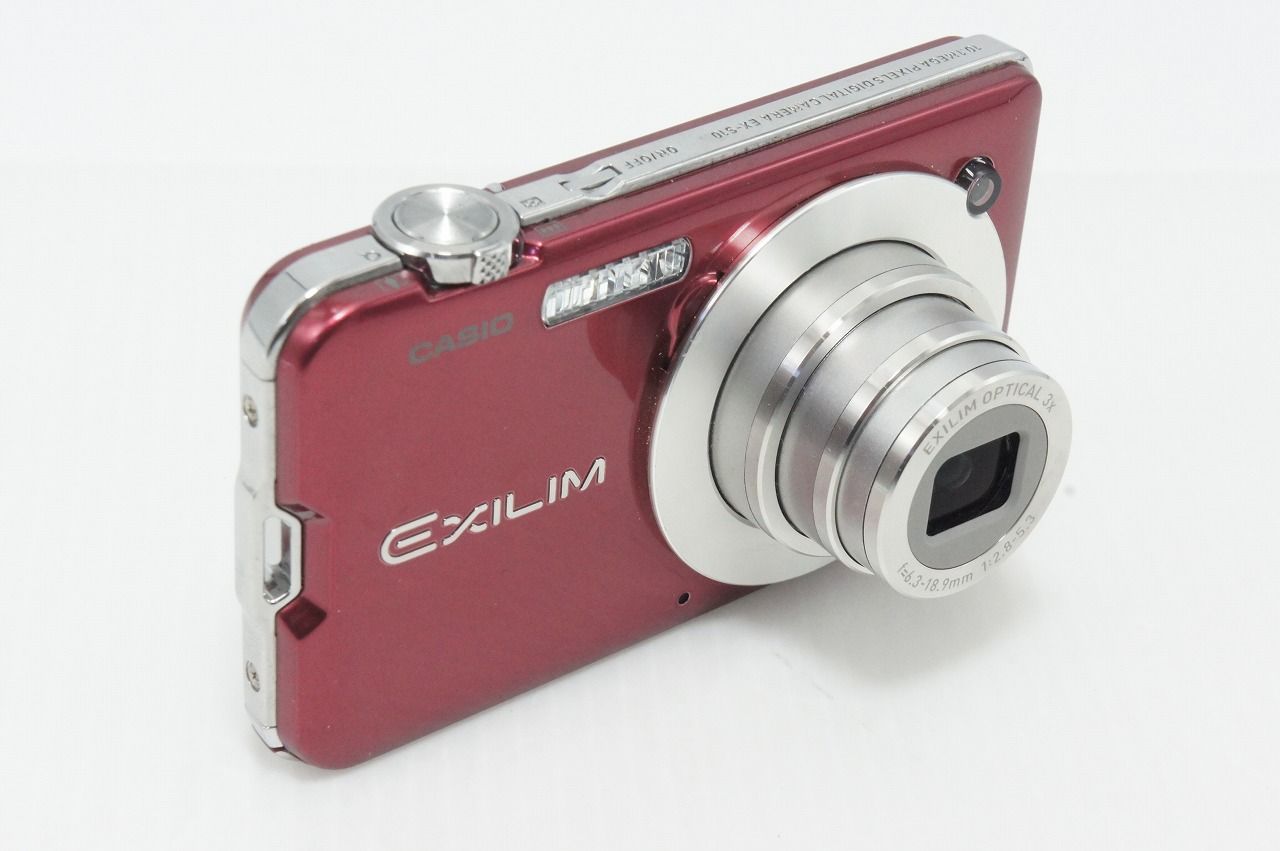 良品 CASIO カシオ EXILIM EX-S10 コンパクトデジタルカメラ レッド
