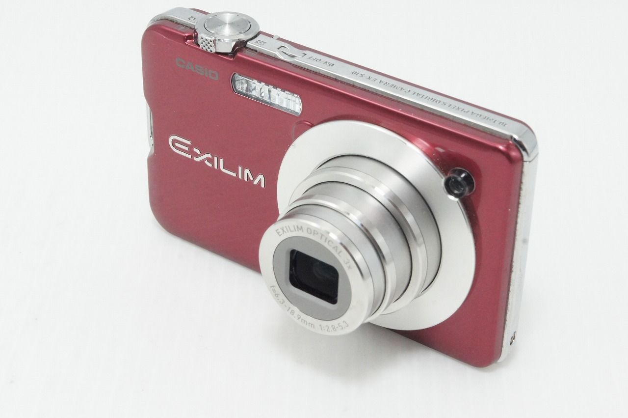 良品 CASIO カシオ EXILIM EX-S10 コンパクトデジタルカメラ レッド