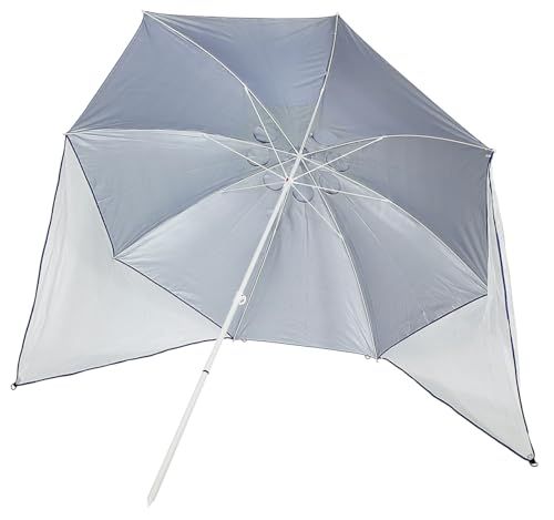 キャプテンスタッグ(CAPTAIN STAG) パラソル 日傘 サンシェード ウィングパラソル UVカット 240cm 【ブルー(SLコーティング)/ブラック(BKコーティング)】 M-1601/UY-7128送料無料