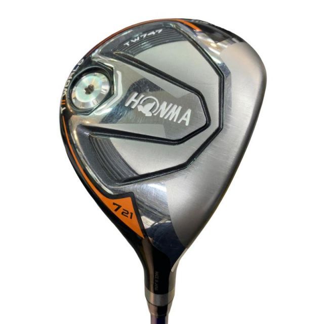 【中古】 本間ゴルフ TOUR WORLD TW747 7W フェアウェイウッド FW 純正特注シャフト (フレックスS) メンズ 男性用 右利き 右用 Cランク ゴルフクラブ