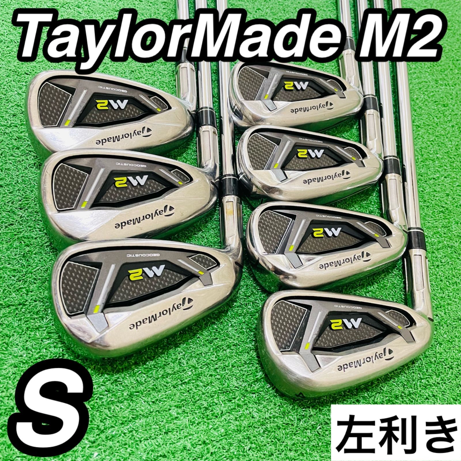 36 TaylorMade M2 USA テーラーメイド レフティ 左利き アイアン7本