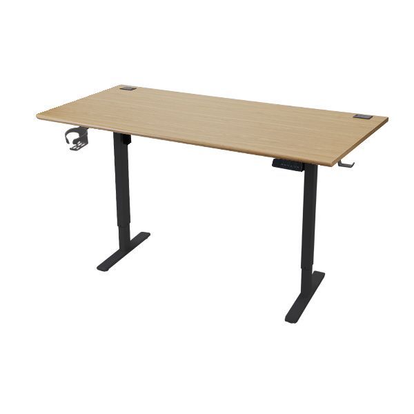 昇降デスク 電動 ハイグレードモデル PSE適合 160cm 1600mm 動荷重約100kg 静荷重約180kg スタンディングデスク 上下昇降 デスク 高さ調整 エルゴノミクス 昇降式デスク a99(天板:160,ウォールナット)(脚色:ブラック) 29,237円