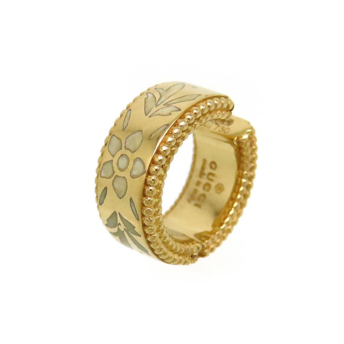 Gucci GG Icon Blooms Ear Cuff Au750 (K18YG) Unisex GUCCI [Used] [Jewelry]