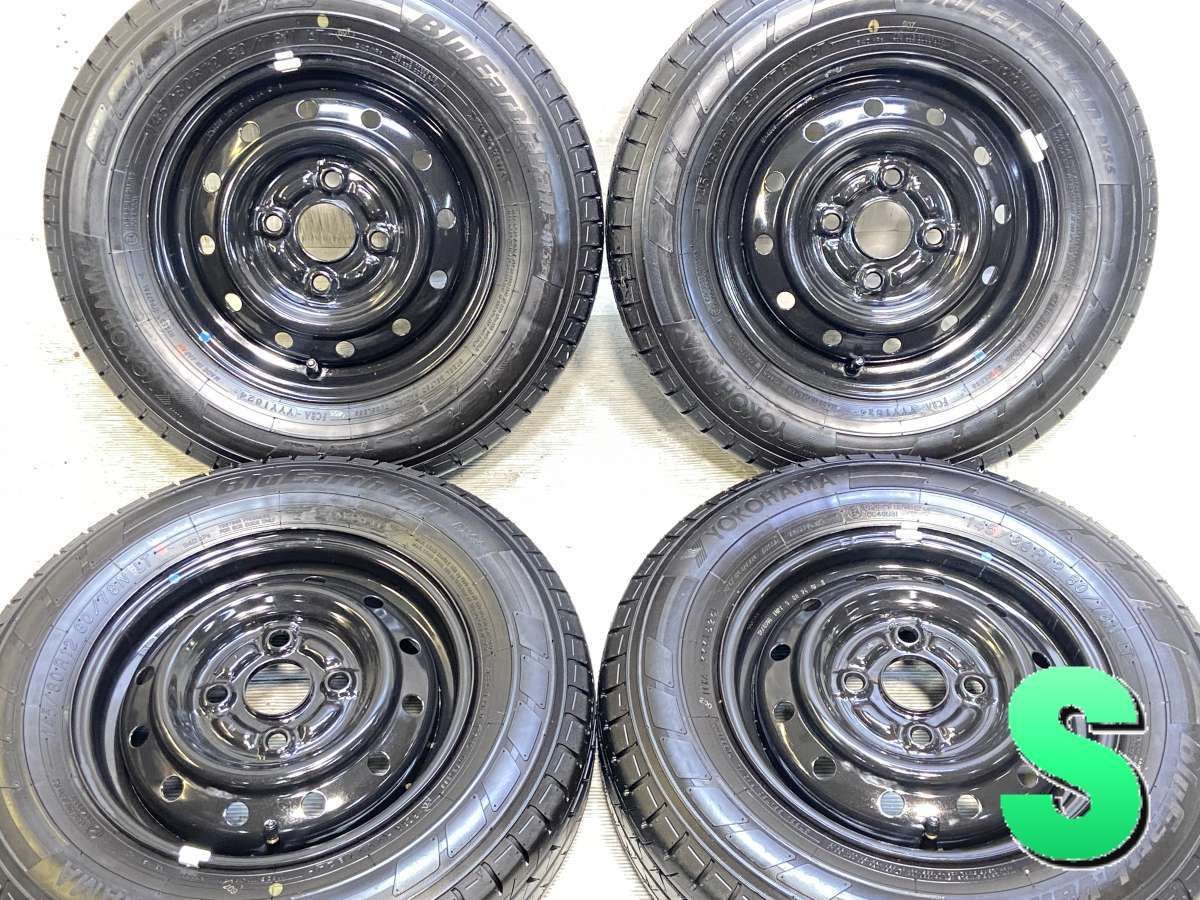 145/80R12 80/78N LT ヨコハマ BluEarthVan RY55 スズキ純正 12x4.0