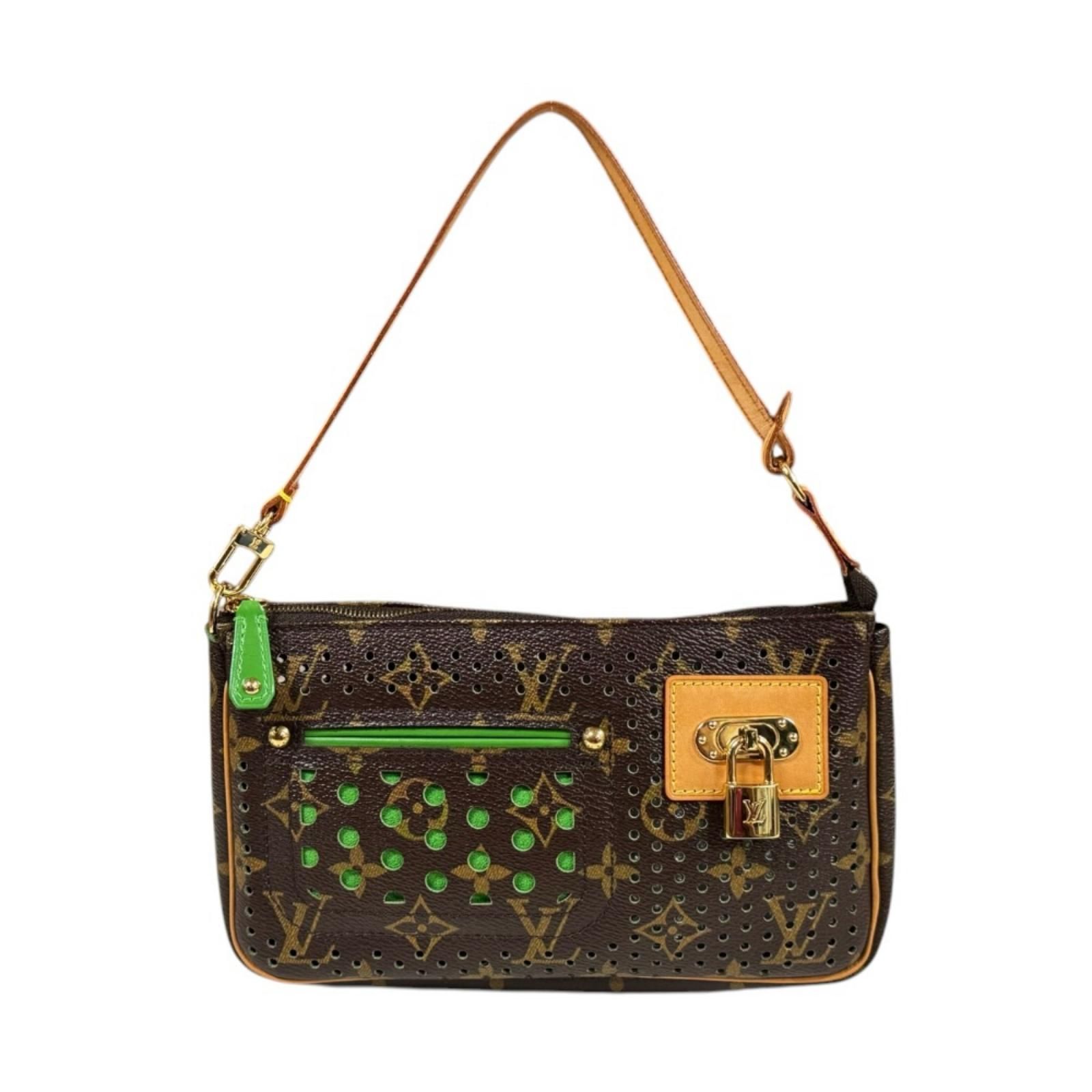 LOUIS VUITTON ポシェット アクセソワール モノグラム ハンドバッグ ルイヴィトン ポシェットアクセソワール モノグラムペルフォ