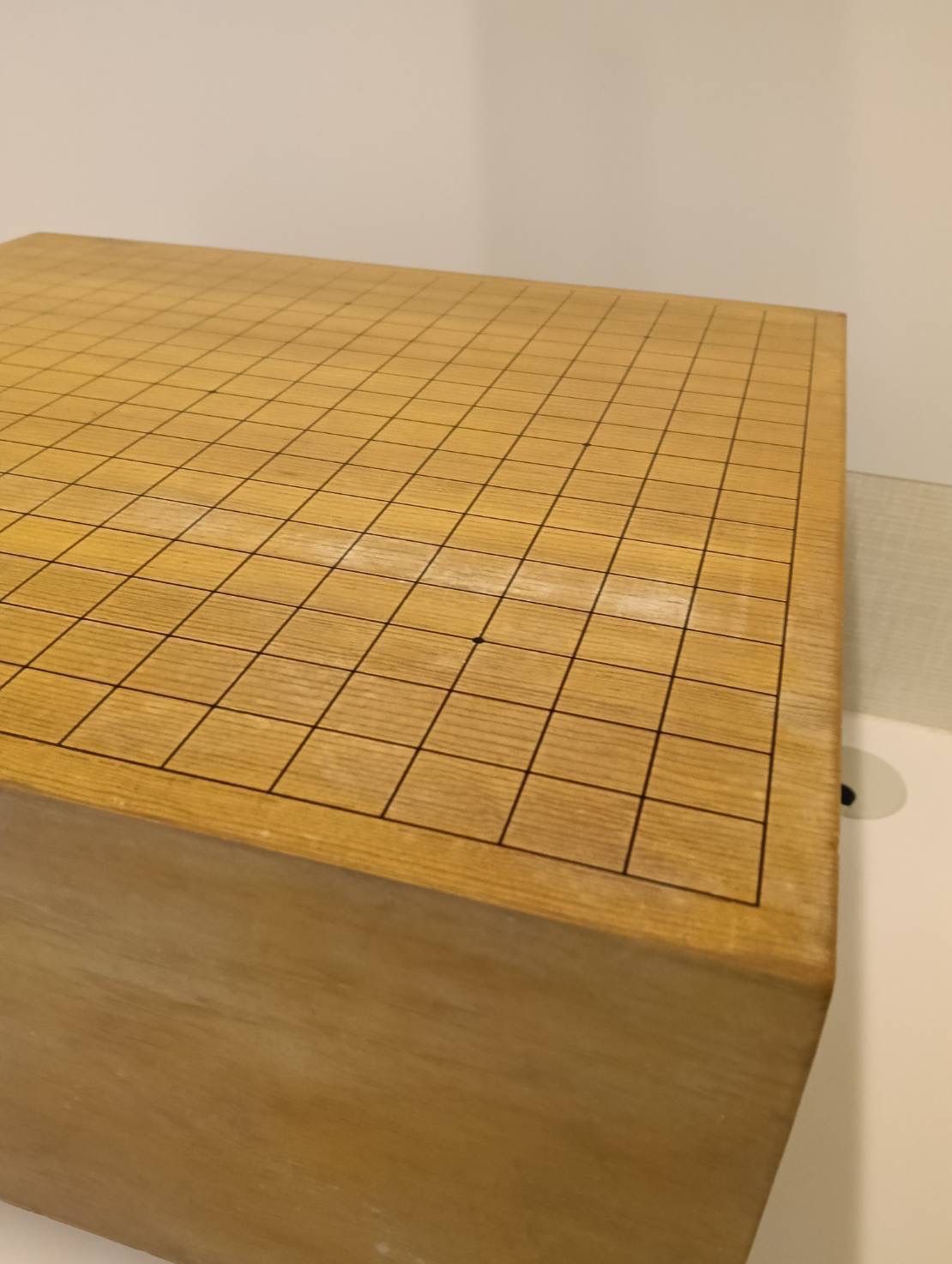 中古品】 木製 囲碁盤 脚付き 碁石 セット ボードゲーム 囲碁 現状品