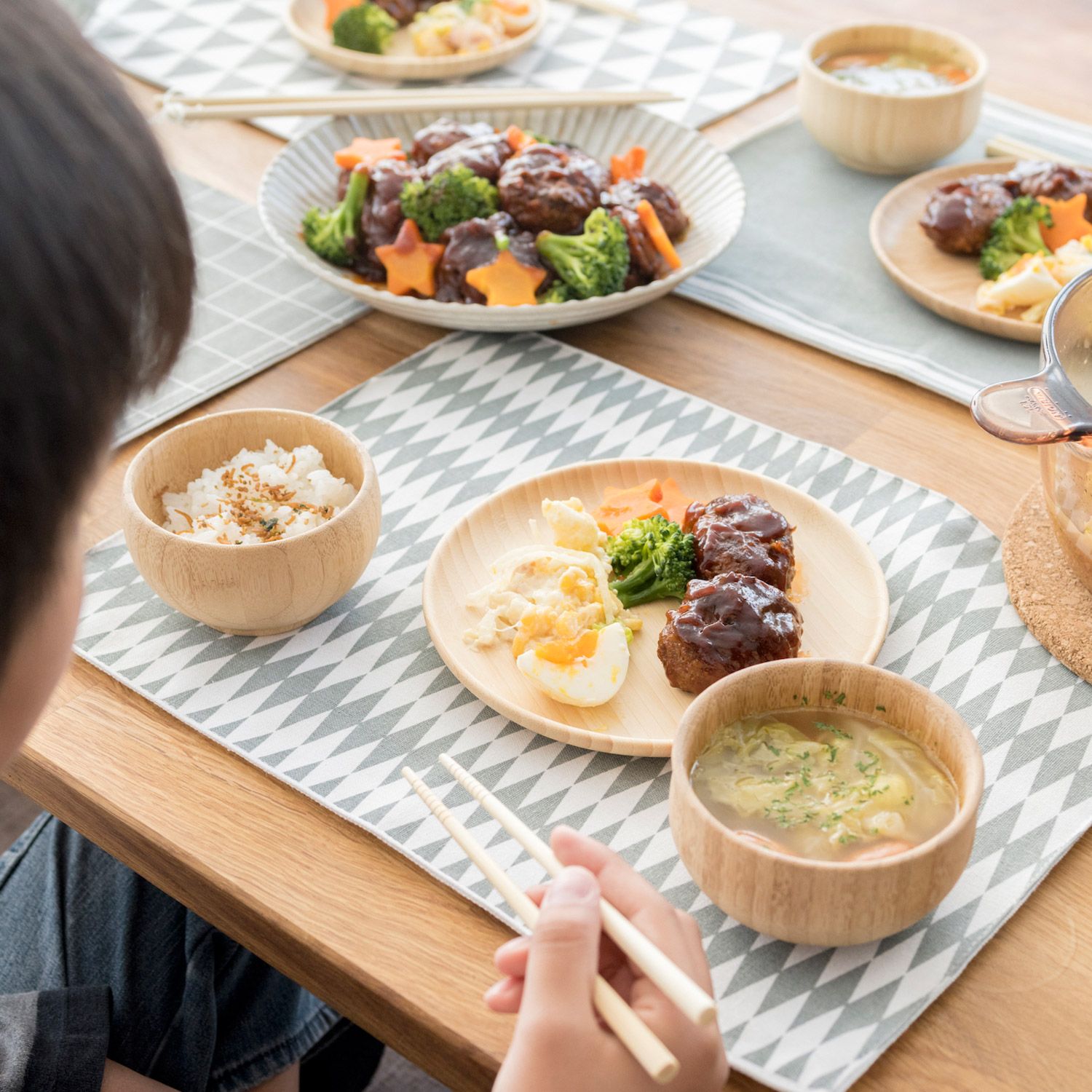 agney アグニー お食い初め 食器セット いろは 4点セット 天然素材