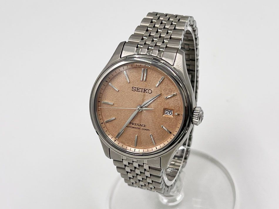 SEIKO セイコー Presage プレサージュ メンズウォッチ 腕時計 自動巻き AUTOMATIC Classic Series クラシックシリーズ SARX125 6R55-00H0 美品