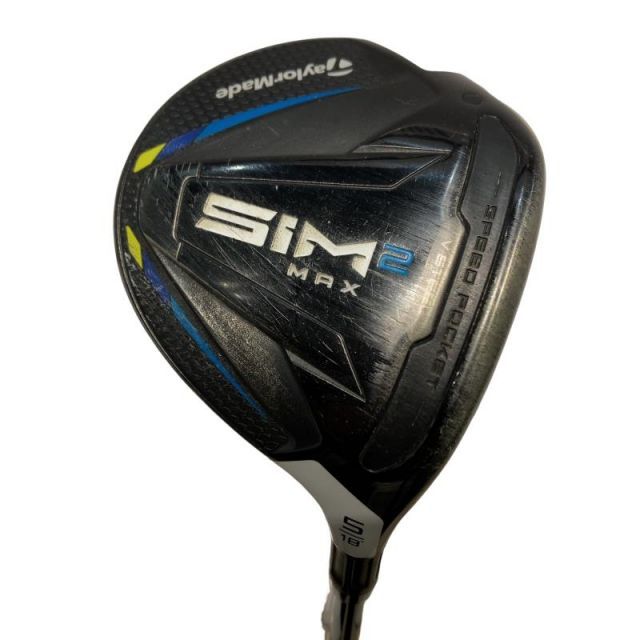 【中古】 テーラーメイド SIM2 MAX 5W フェアウェイウッド FW TENSEI BLUE TM50(SIM2 FW) (フレックスS) メンズ 男性用 右利き 右用 Cランク ゴルフクラブ