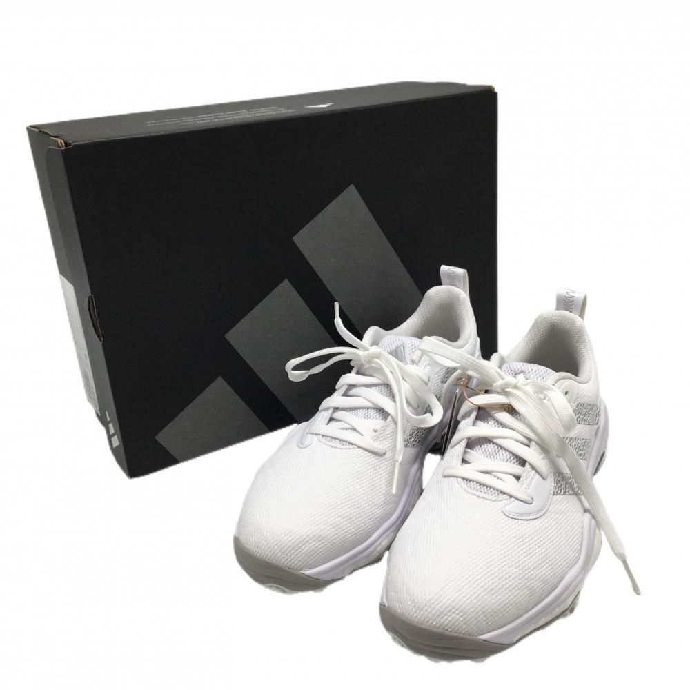 【新品】アディダス ゴルフシューズ 白 ID8730 コードカオス25 スパイクレス レディース 24.0 ゴルフウェア 2024年モデル adidas 9,583円