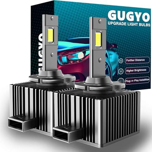 D1S LED ヘッドライト 車検対応 ポン付け 35W 6500K 暗区なし 純正HID車用 d1s led バルブ 配線レス ファン付き キャンセラー内蔵 加工不要 DC12V 純正HID簡単LED化 Dシリーズ 2個入(沖縄・離島の方不 e1abe03a