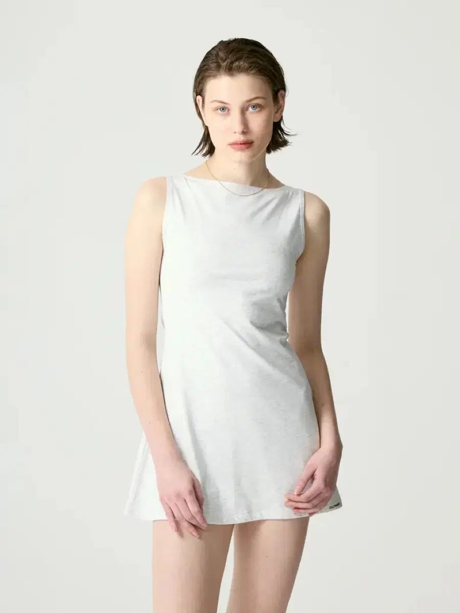 グロウニー GIRLFRIEND MINI DRESS (GRAY)