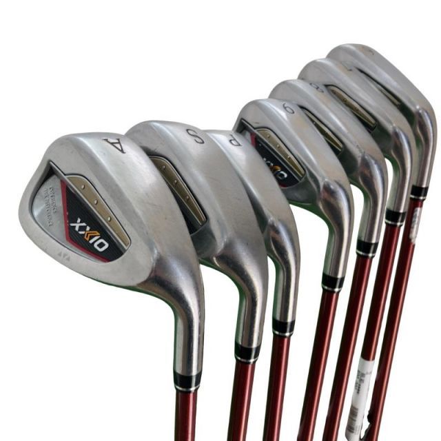 中古】 ダンロップ XXIO(2024) 7S(レッド) アイアンセット IR XXIO