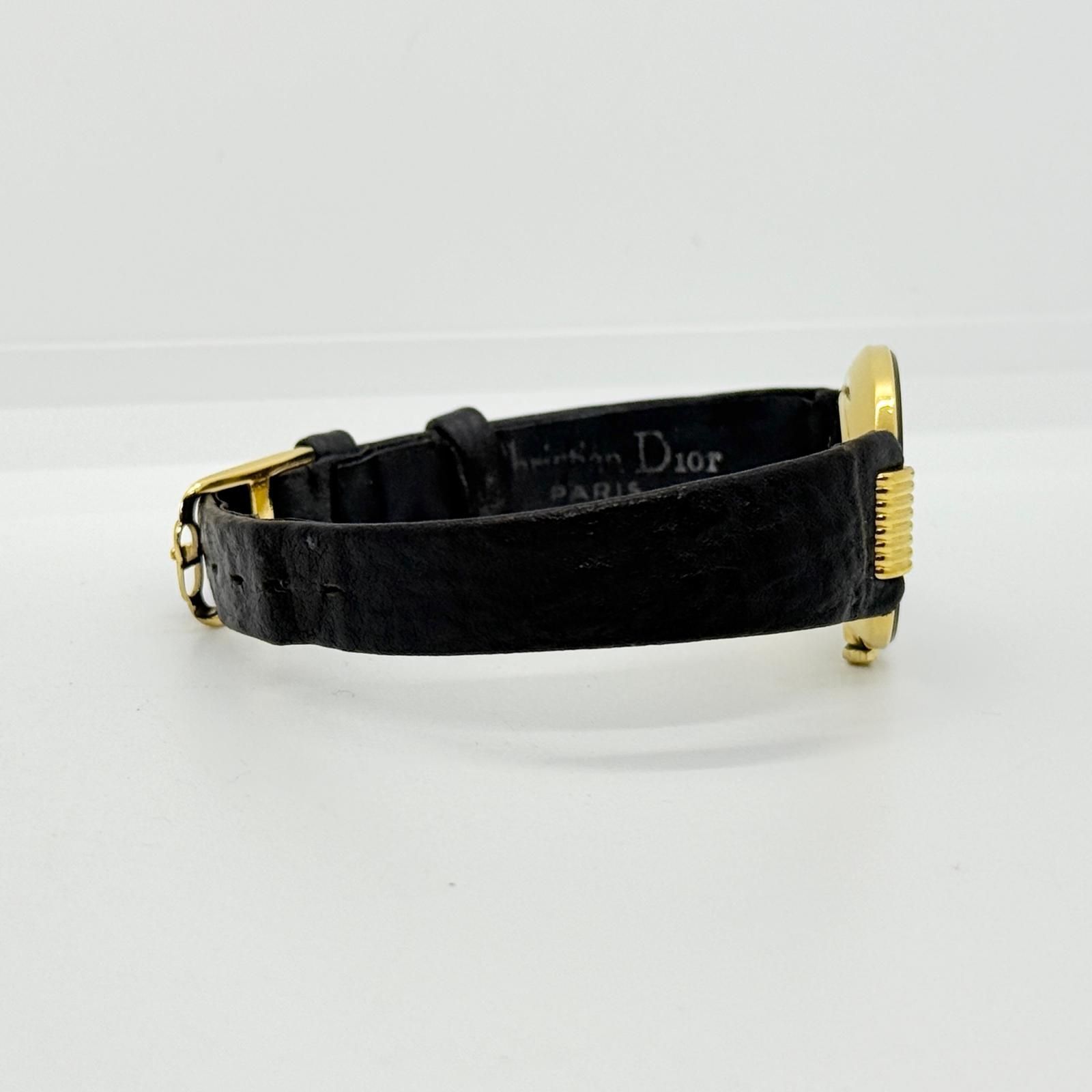 Christian Dior クリスチャンディオール 46 153 ブラック QZ 