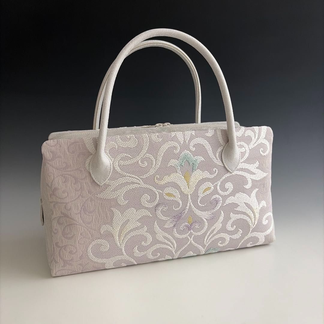 新品未使用品　京都 西陣織　弥栄織物　正絹帯地使用　利休バッグ　260510 新品未使用品 京都 西陣織 弥栄織物 正絹帯地使用 利休バッグ 260510