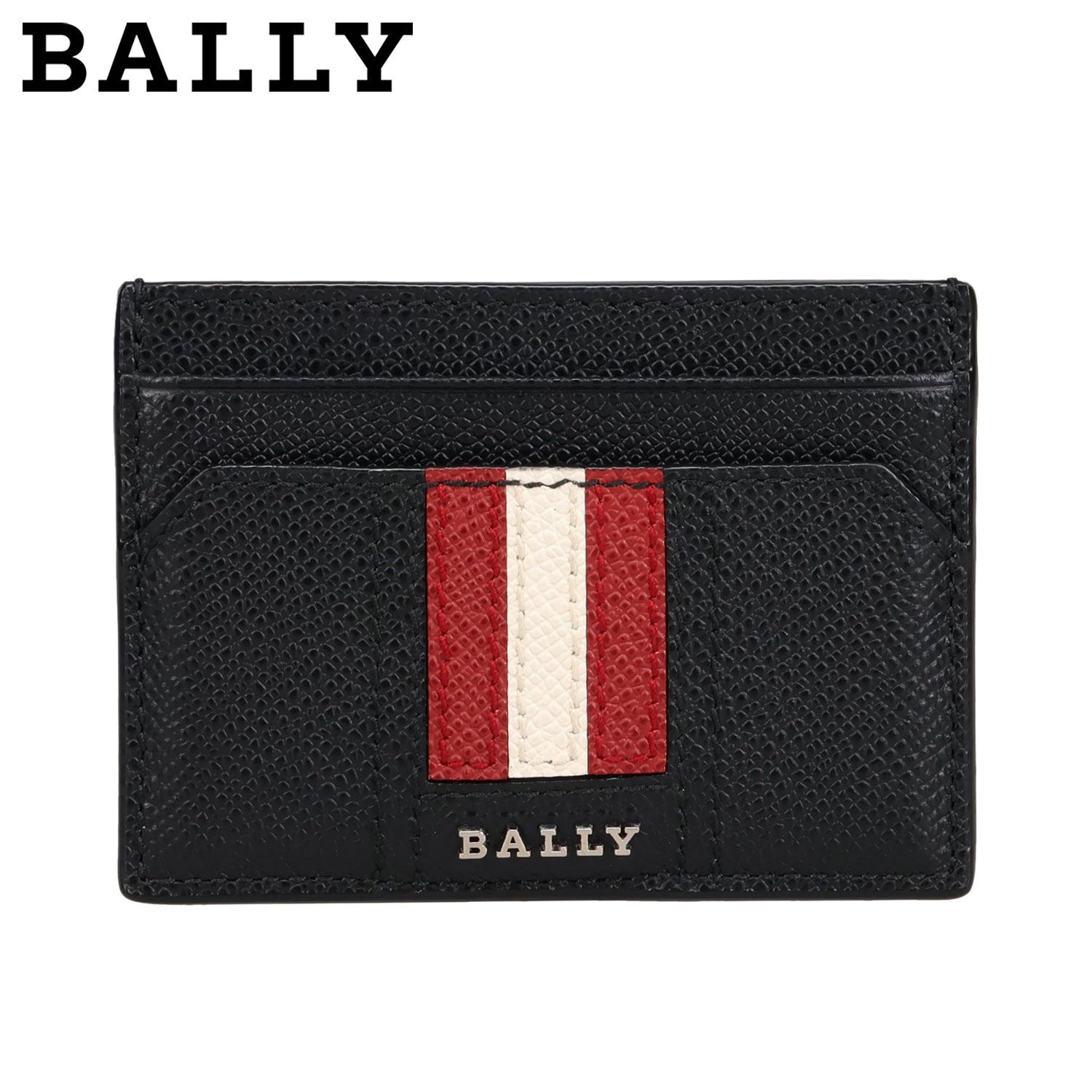 バリー Bally カードケース 名刺入れ 定期入れ ID メンズ レディース スリム 本革 589882