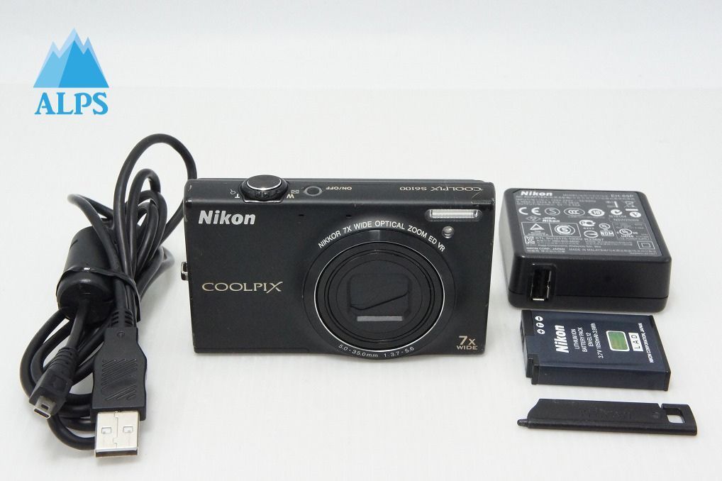 Nikon ニコン COOLPIX S6100 コンパクトデジタルカメラ ノーブルブラック 260508k