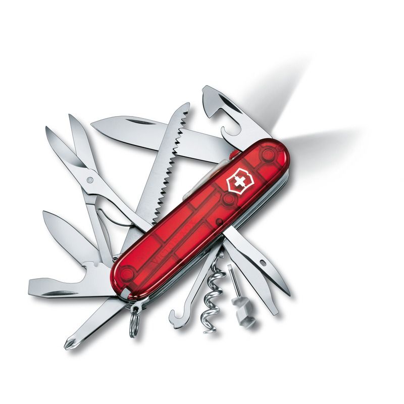 [VICTORINOX(ビクトリノックス)] 【国内正規品】ハントマンライト スケルトンレッド