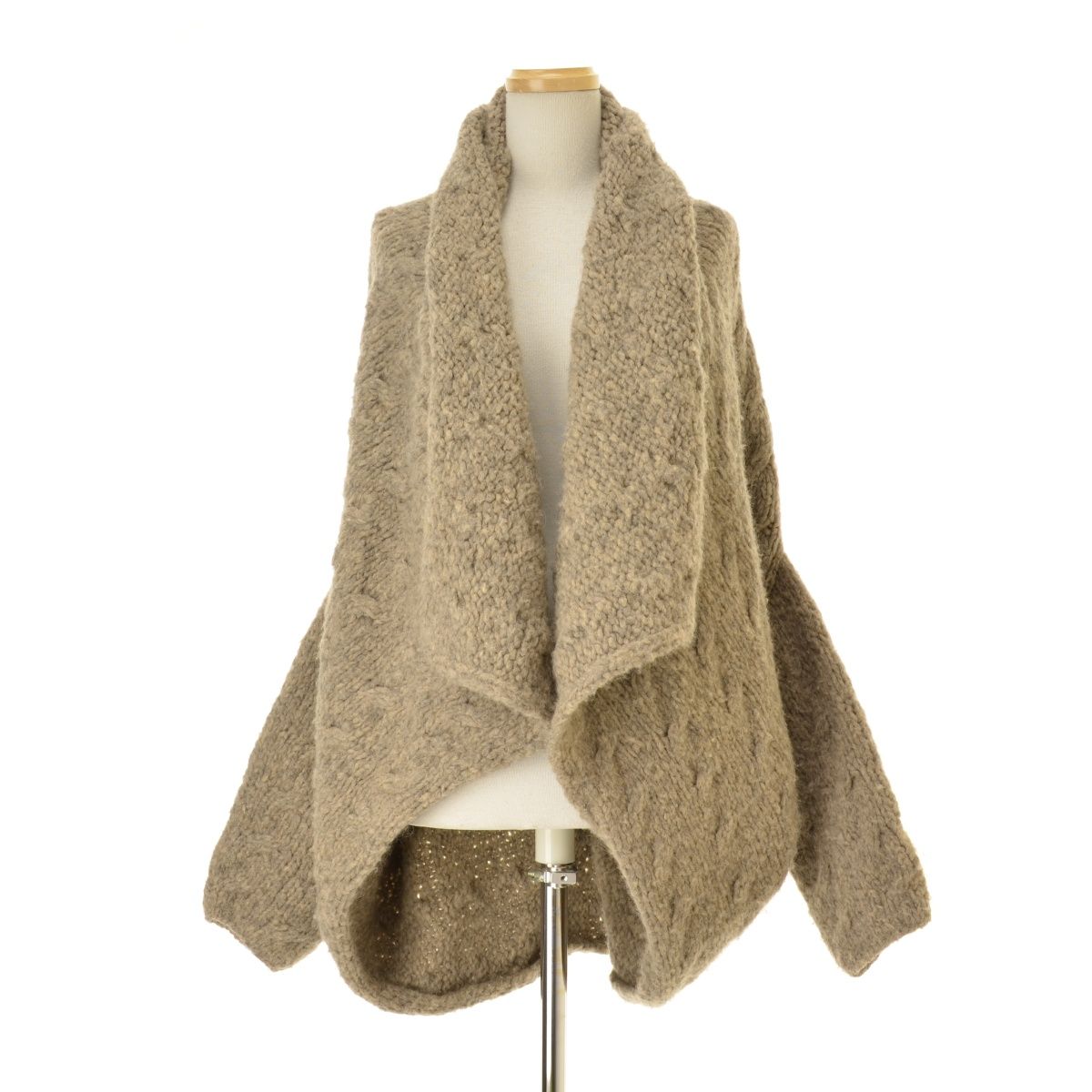 【LAURENMANOOGIAN】22AW 22080510001030 DEUXIEME CLASSE取り扱い HANDKNIT CABLE長袖カーディガン