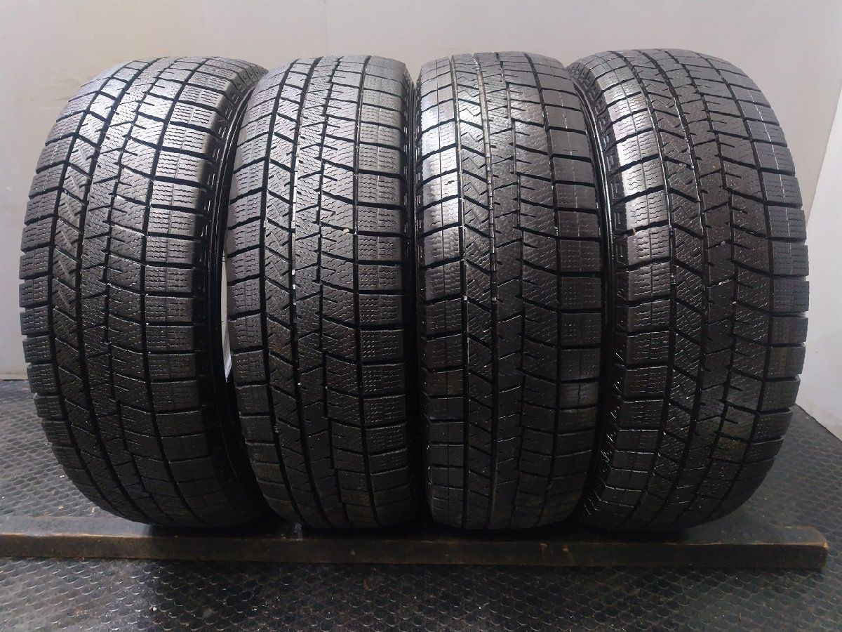 DUNLOP WINTER MAXX WM03 185/60R16 16インチ スタッドレス 4本 21年製 バリ溝 フィット MAZDA2 デミオ アクア ラクティス等　(KTG550)