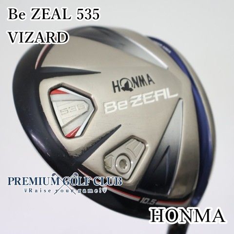 中古】 ホンマ ビジール Be ZEAL 535 ドライバー VIZARD（R） 10.5度