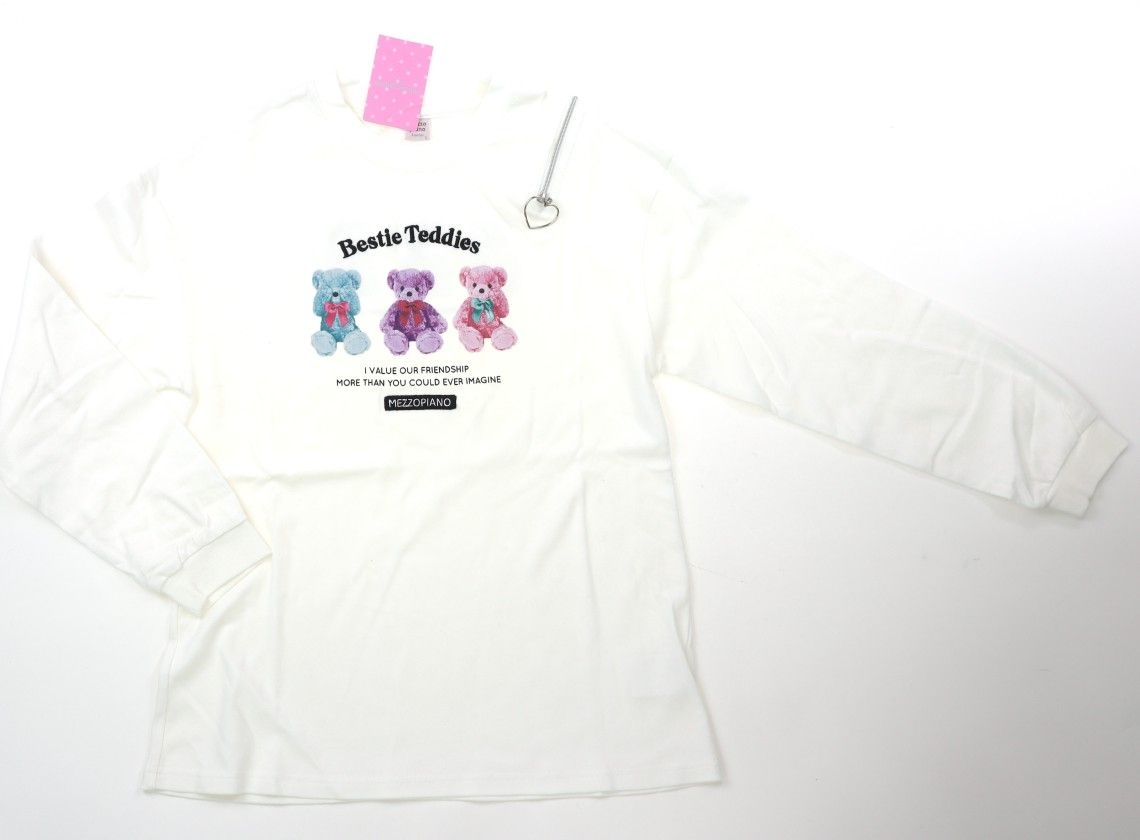 【メゾピアノ/mezzopiano】Tシャツ・カットソー 160サイズ 女の子【子供服・ベビー服】（2132758）