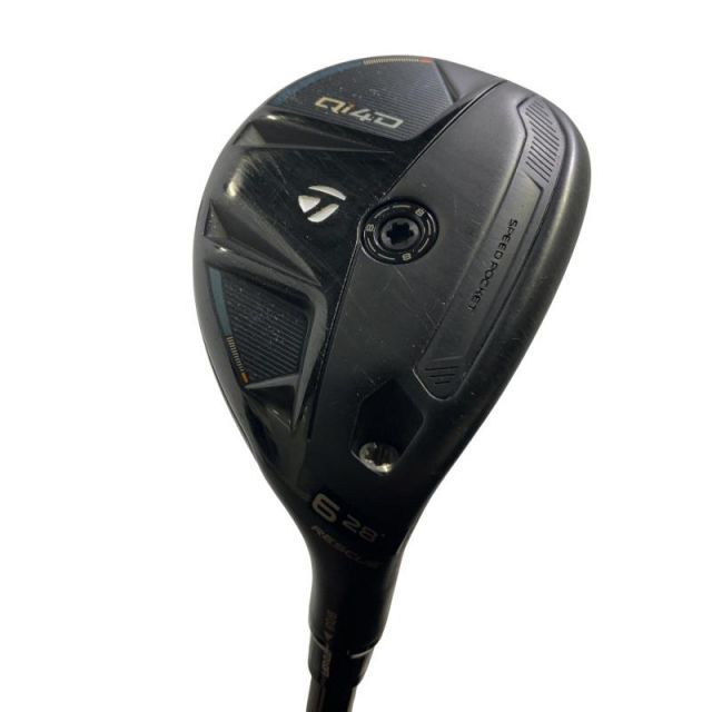 【中古】 テーラーメイド Qi4D U6 ユーティリティ UT REAX 65(Qi4D UT) (フレックスR) メンズ 男性用 右利き 右用 Cランク ゴルフクラブ