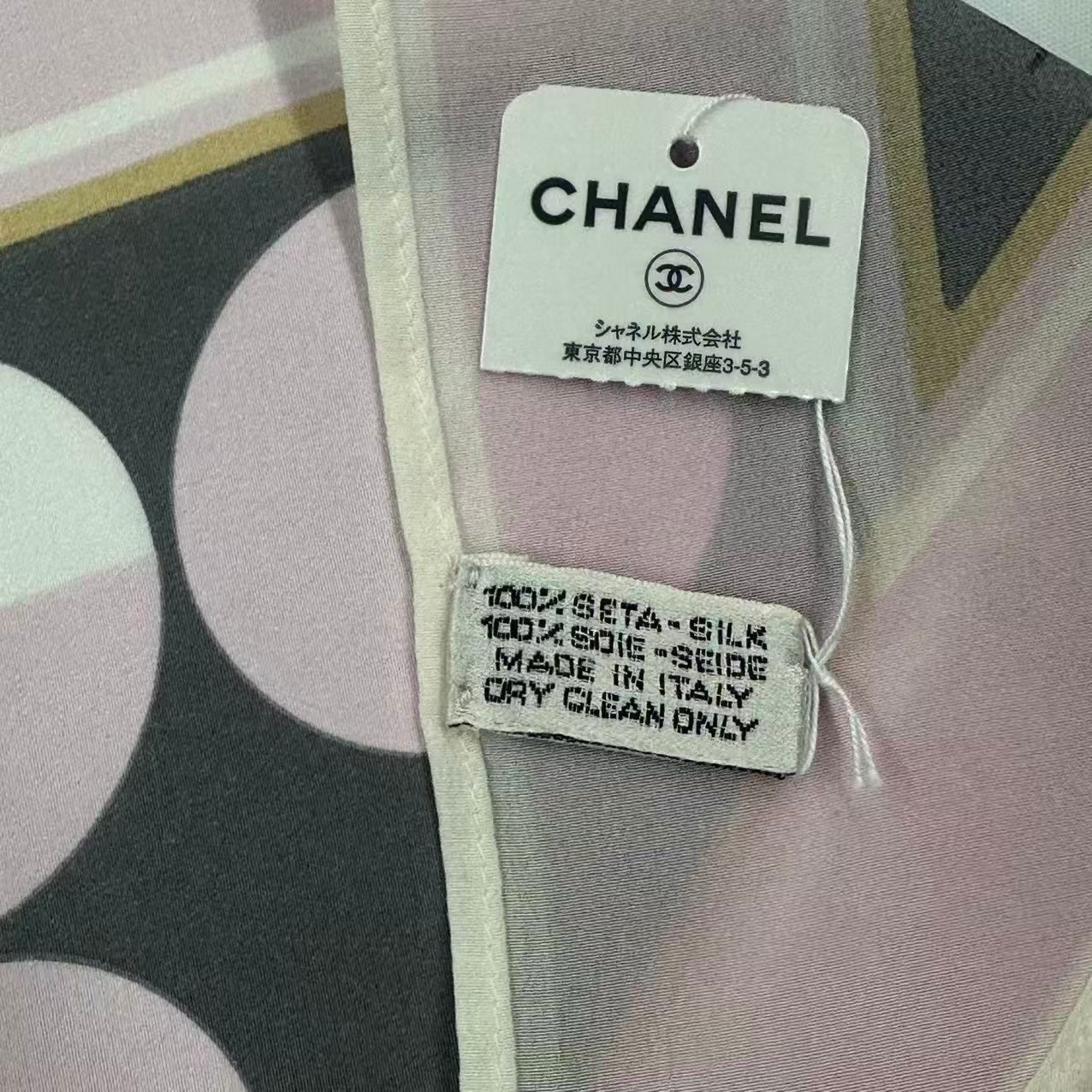 未使用品 CHANEL シャネル ツイリー スカーフ シルク ココマーク