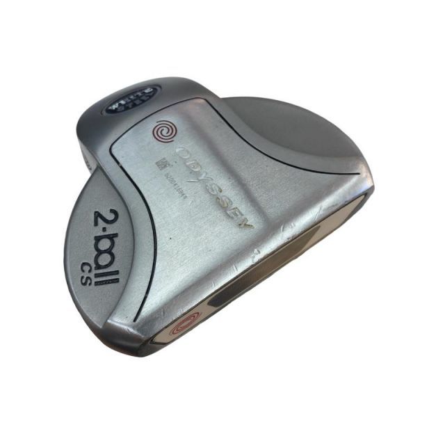 【中古】 オデッセイ WHITE STEEL 2・ball CENTER SHAFTED 33インチ パター PT スチール (フレックスその他) メンズ 男性用 右利き 右用 Cランク ゴルフクラブ