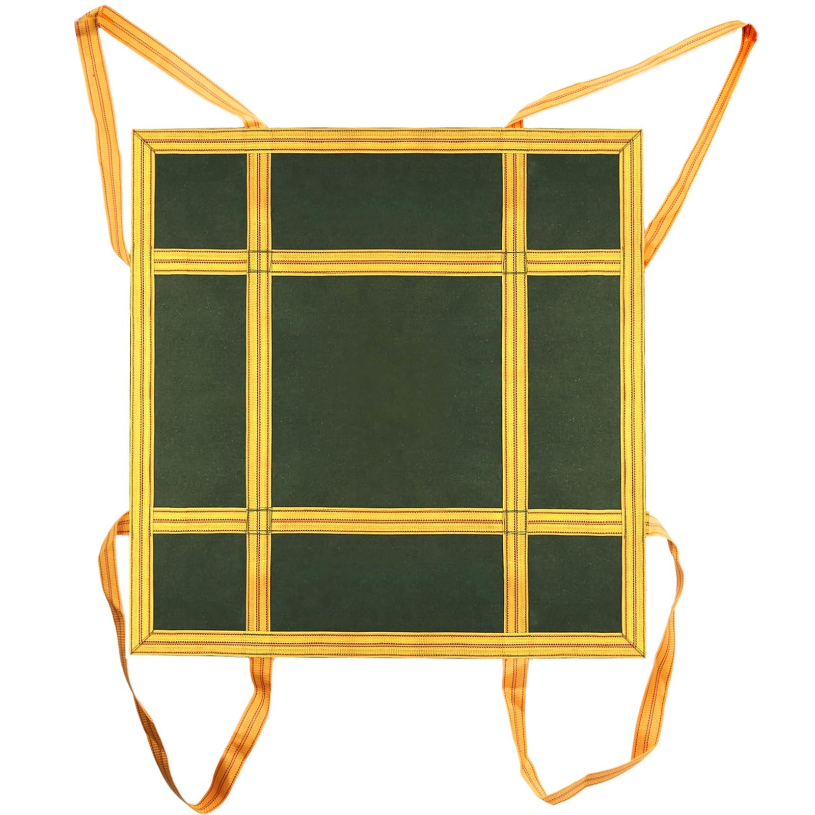 ☆新品☆シートモッコ 200×200? 四耳正方形 耐荷重2.5t 繰り返し使用できる 摩耗に強い 八点吊りタイプ モッコタスキ 強靭 頑丈 イージーモッコ 軽量強力布モッコ もっこ セメント、木材、砂利、建築材料、廃材の吊り上げと荷揚げに使 3679b5c0