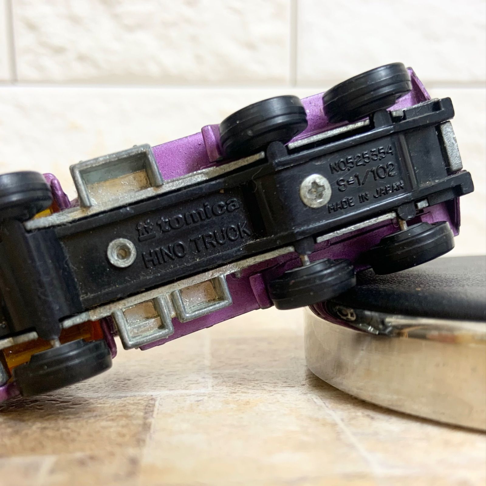 トミカ　52 黒箱　日野ダンプ・カー　希少　パープル　ハイスピード tomica トミカ No.52 日野ダンプカー 紫 パープル レアカラー 日本製