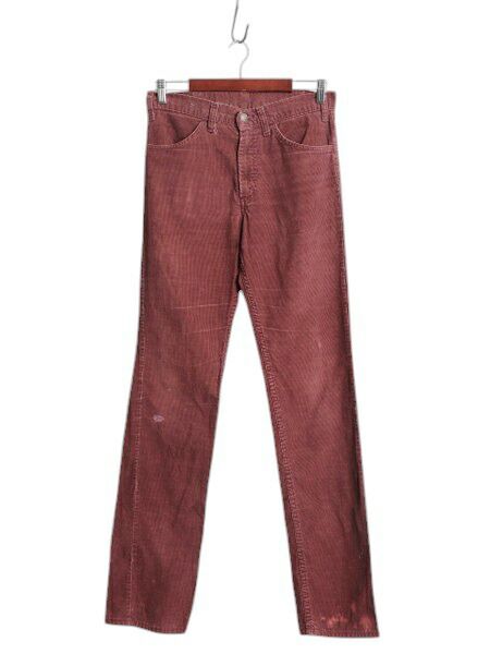 80s USA製 リーバイス 519 コーデュロイ パンツ メンズ 30 36 古着 ヴィンテージ アメリカ製 Levis スリム ストレート 細畝 コーズ 42TALON