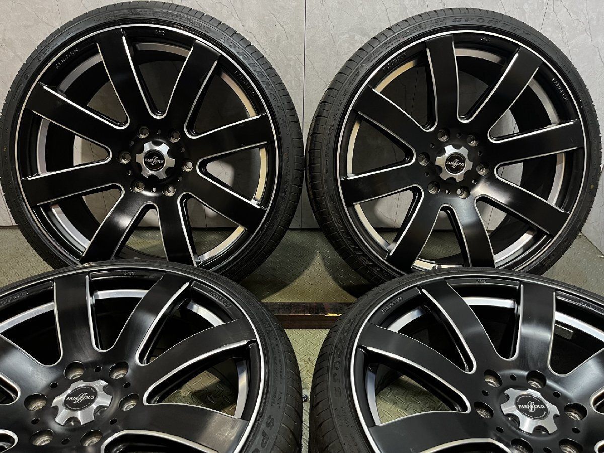 未使用展示品【TRIANGLE 225/35ZR20】夏タイヤ【ファブレス パンデミック LW8 20インチ 8J6HPCD139.7+30】ブラック ハイエース等(MTD175MY) 95,975円