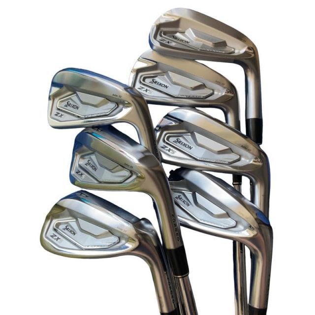 【中古】 ダンロップ SRIXON ZX5 Mk II 8S アイアンセット IR NS PRO 950GH neo DST (フレックスS) メンズ 男性用 右利き 右用 Cランク ゴルフクラブ