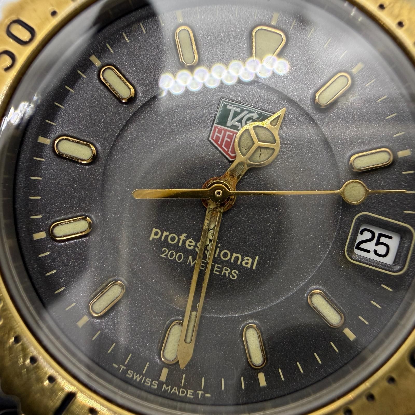 TAG HEUER タグホイヤー プロフェッショナル 200m WG1120-0 グレー QZ