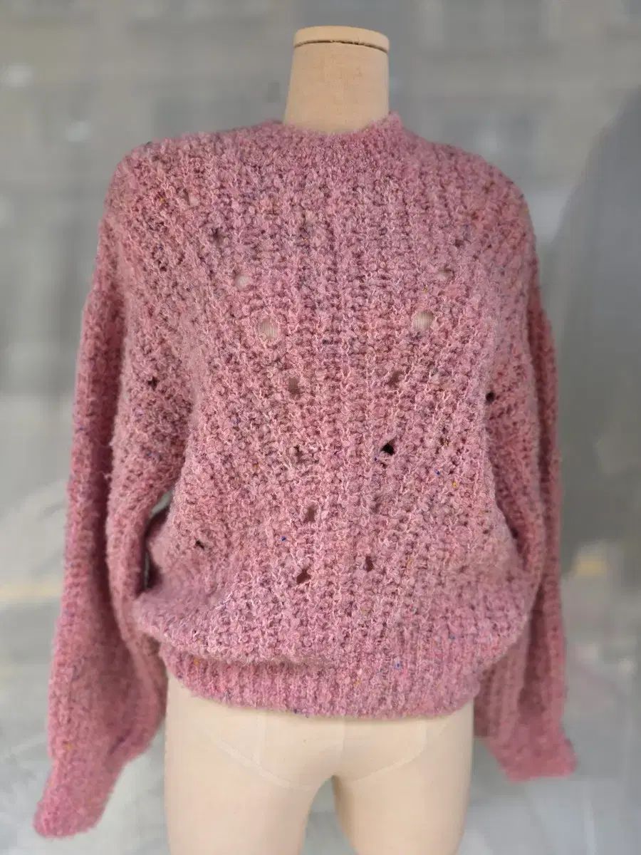 BIMBA Y LOLA ピンク色 ルーズフィット ニット セーター