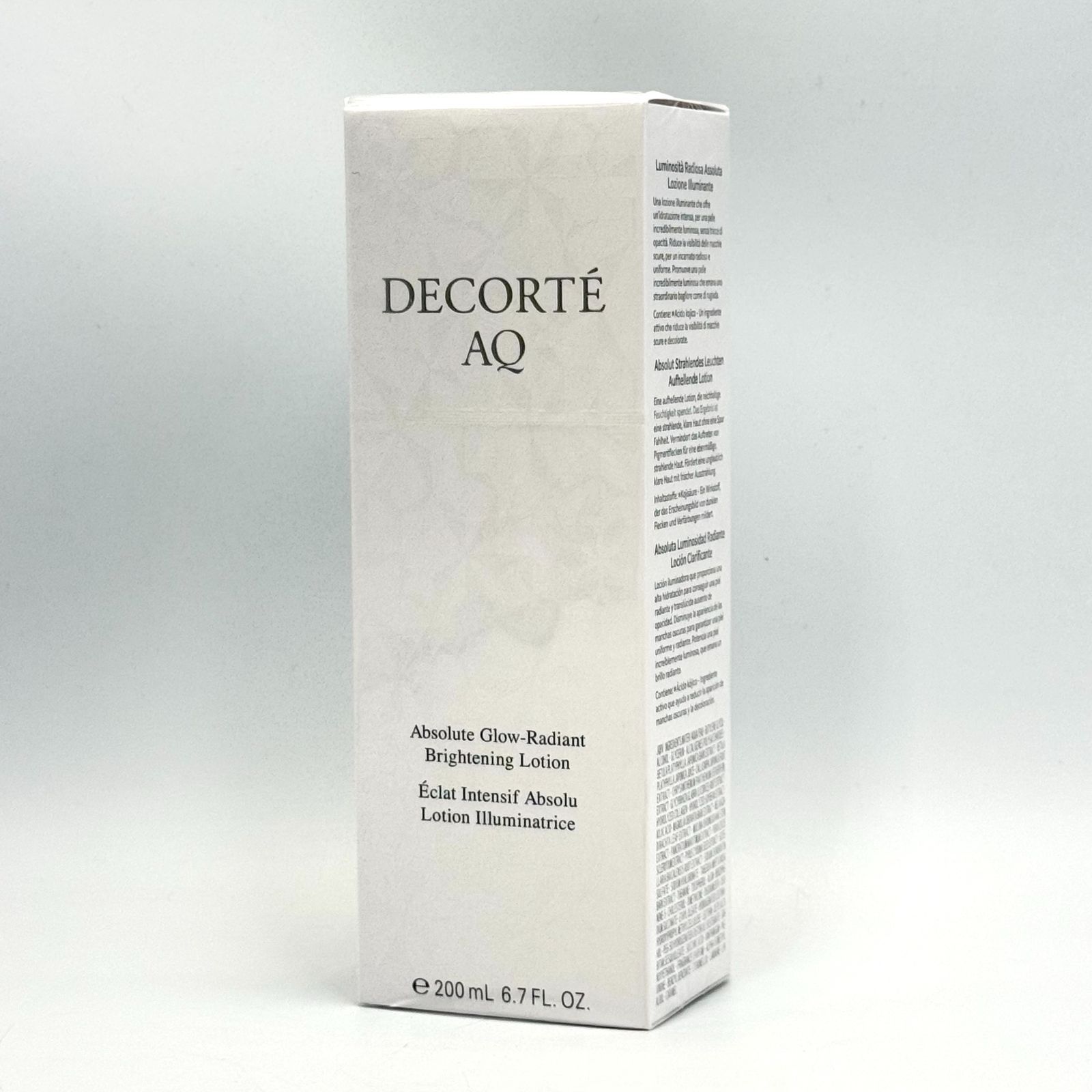 【みずみずしい使い心地/未開封】COSME DECORTEコスメデコルテ AQ アブソリュート ローション ブライト 200ml ブライトニング化粧水 ローション 保湿 スキンケア デパコス 化粧品