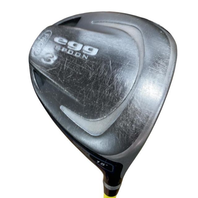 【中古】 プロギア egg M.F.D SPOON 3W(15°) フェアウェイウッド FW リシャフト (フレックスその他) メンズ 男性用 右利き 右用 Cランク ゴルフクラブ