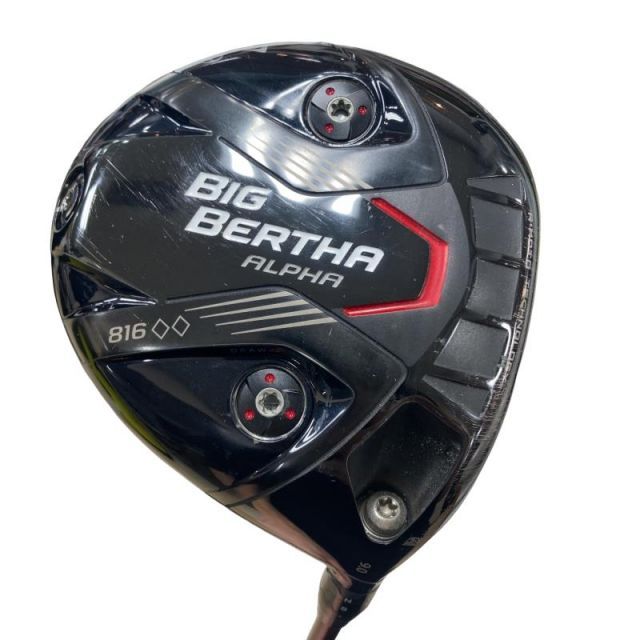 【中古】 キャロウェイ BIG BERTHA ALPHA 816◆◆ 9° ドライバー DR 純正特注シャフト (フレックスS) メンズ 男性用 右利き 右用 Dランク ゴルフクラブ